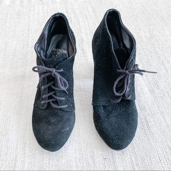 🧙‍♀️ AMERICAN APPAREL Black Suede Booties 🧙‍♀️ - Picture 7 of 7